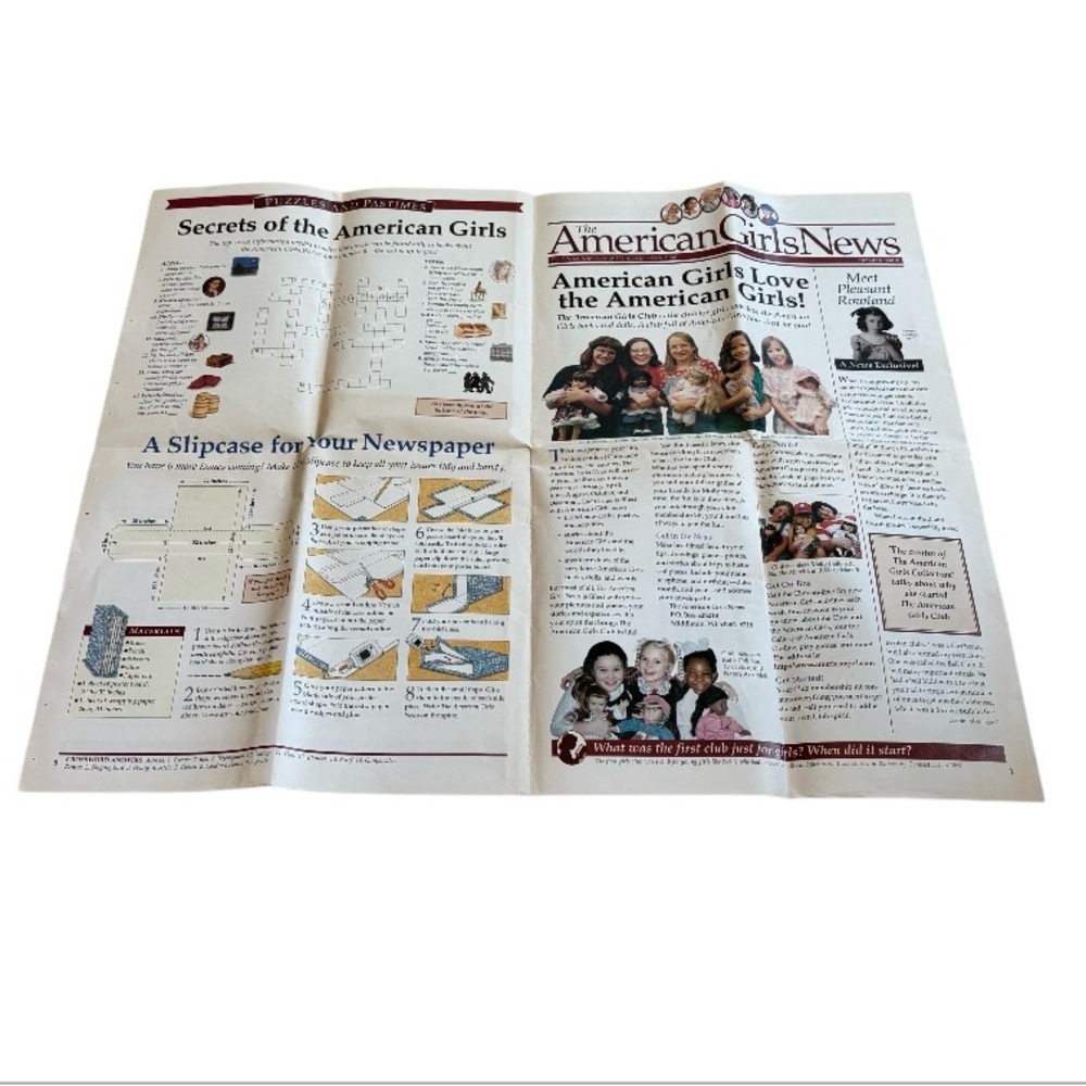 American Girl Storybook Pamphlet Brochures Newspaper Collection Bundle 1995 VTG - Picture 2 of 15